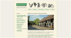 Desktop Screenshot of margarethenhof.de
