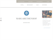Tablet Screenshot of margarethenhof.com